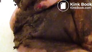 messy fun - Fingering my filthy cunt - Scat in pussy