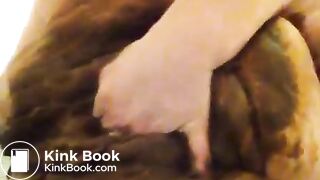 messy fun - Fingering my filthy cunt - Scat in pussy