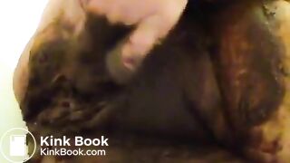 messy fun - Fingering my filthy cunt - Scat in pussy