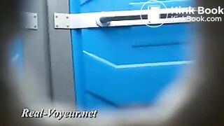 Voyeur shitting