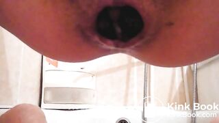 And a shit was born in bathroom!