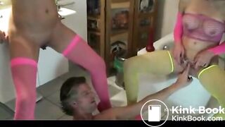 Piss And Scat Threesome Part 1