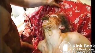 Messy Amateur Scat And Puke Sex