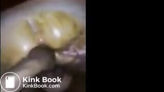 Scat BBW Shits All Over Black Dick