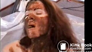 Scat Girl Playing With Poop