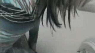 Girl Pooping In Toilet Bowl