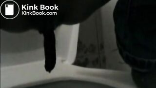 Girl Pooping In Toilet Bowl