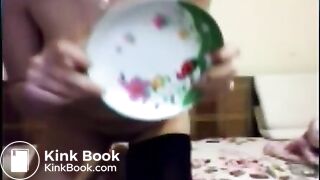 Moise Maria tasting her poo romanian babe