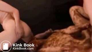 Asian Girl Fed Shit In Threesome