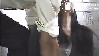 Jap Girl Gives BJ While Shitting 8