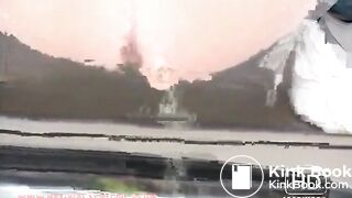 Girl pee and pooping on an old TV - Pooping, pissing girls and scat porn videos PooPeeGirlsCommp4