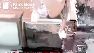 Girl pee and pooping on an old TV - Pooping, pissing girls and scat porn videos PooPeeGirlsCommp4