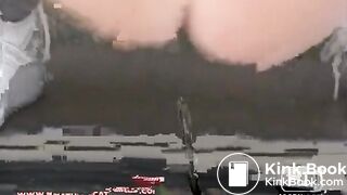 Girl pee and pooping on an old TV - Pooping, pissing girls and scat porn videos PooPeeGirlsCommp4