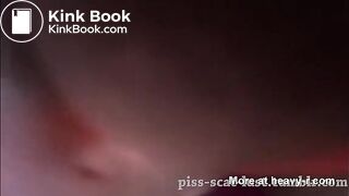 Scat and dildo fun in the bath