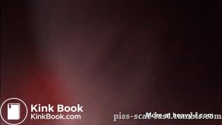 Scat and dildo fun in the bath