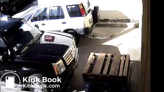 Woman Caught Shitting On Security Camera