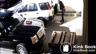 Woman Caught Shitting On Security Camera