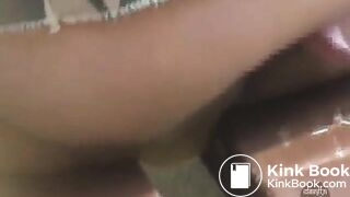 Secretly pooping in public