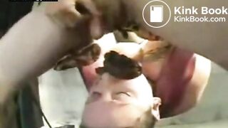 Redhead Scat Slut Pissed In Mouth