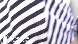 Girl pooped her panties in front of a stranger