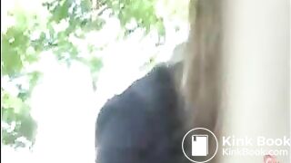 Girl pooped her panties in front of a stranger