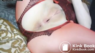 Cute Scat Teen Inserts Laxative Pill