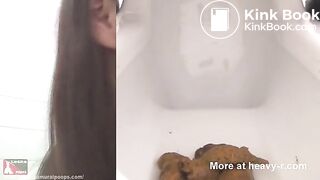 Asian Girl Dropping Doozy