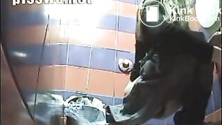 Chick shit in toilet with a webcam - Webcam in the womens toilet