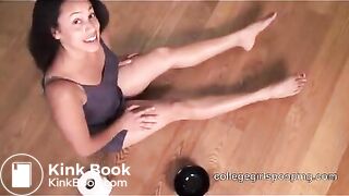 Chocolate college girl Denver shits in the bowl - Scat Video Collection