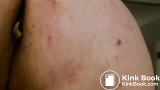 pissing and shitting on his cock