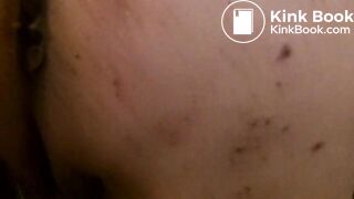 pissing and shitting on his cock