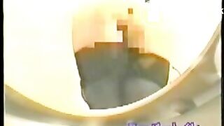 Airplane toilet webcam