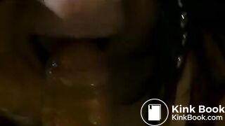 dumb cunt sucks a shitty cock