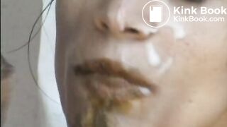 Skinny Scat Slut Loves Anal With Shit