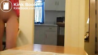 Hottie doing filthy anal scat toy sex