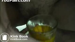 Woman Dropping A Big Turd