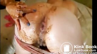 Shit Smearing Fisting Session