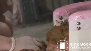 Chubby Asian Girl Pooping On Face