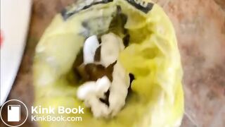 Nice Brune Teen show Triple Poop