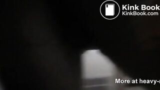 Black Ass Shitting Long Turd