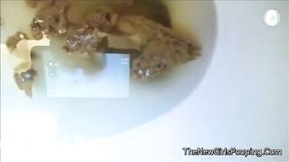 pooping shitting
