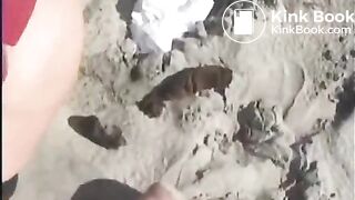 College girl pees and poops