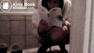 Girl shitting on flags