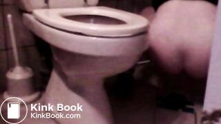 Girl shitting on flags