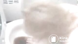 dirty toilet cleaner