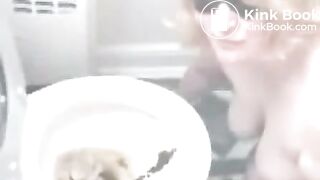 dirty toilet cleaner