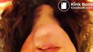 pig cleans up her shit