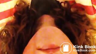 pig cleans up her shit