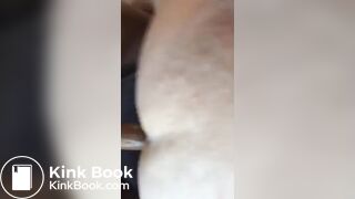 Dirty ass to mouth BBWendi eats her shit