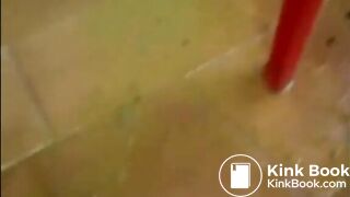 Diarrhea in bathroom